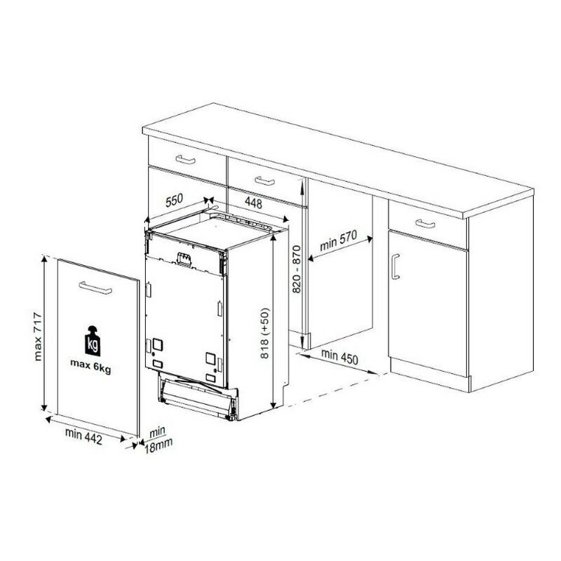 Korting kdi 60985 схема встраивания