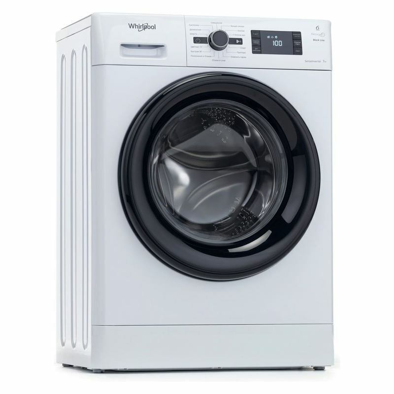 Стиральная машина узкая Whirlpool BL SG7108V MB Черный