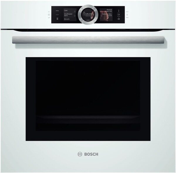 Встраиваемый электрический духовой шкаф с микроволнами и паром Bosch HNG6764W1