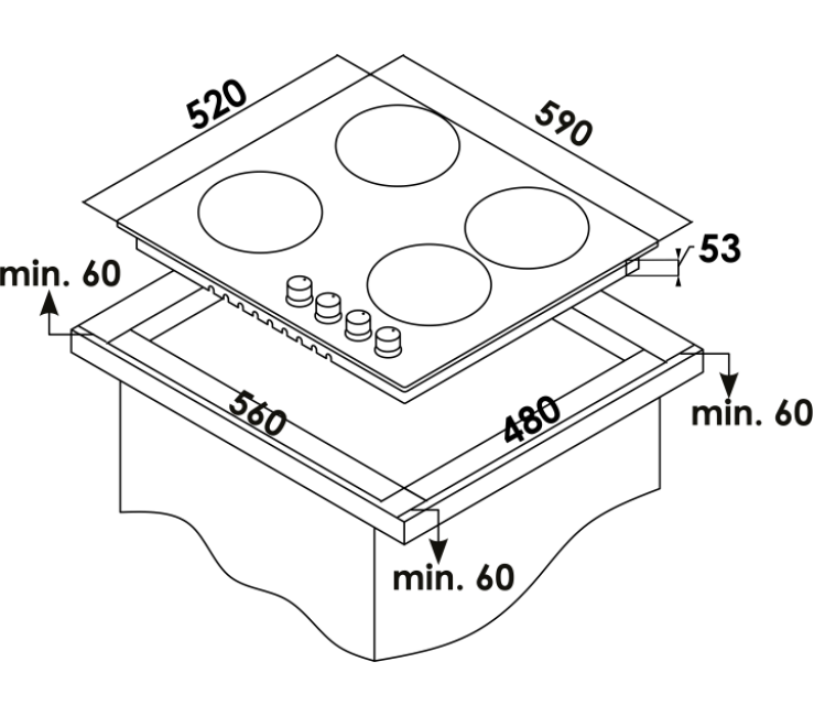 Simfer h60d14b001. Zigmund & Shtain MN 135.61 I. Novex ND 6021 R. Zigmund & Shtain MN 135.61 W. Электрическая варочная панель Weissgauff HV 641 BS.