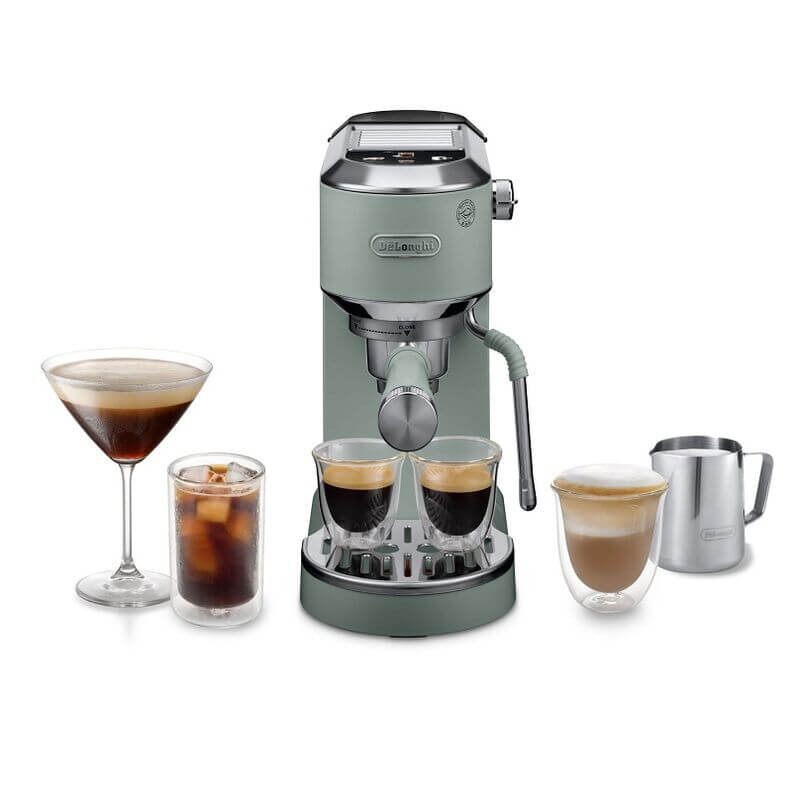 Кофеварка рожковая Delonghi Dedica Duo EC890.GR Зеленый
