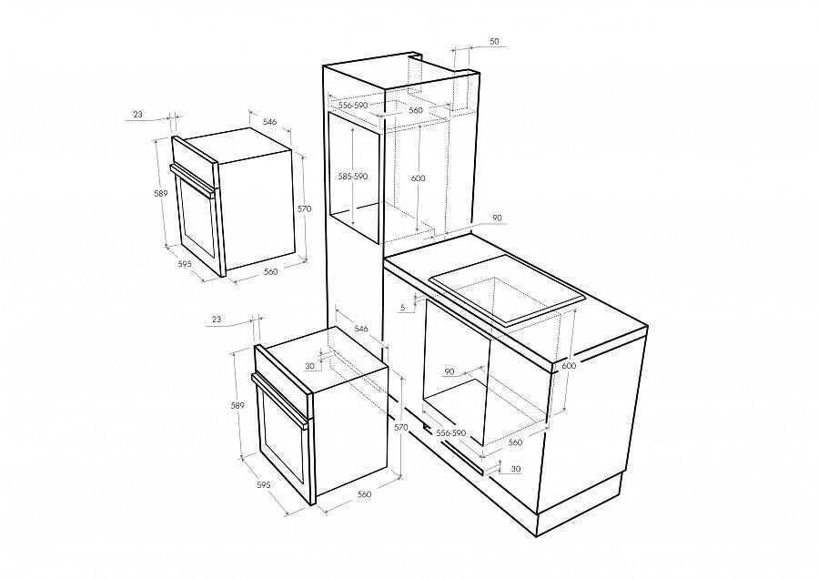 Духовой шкаф электрический встраиваемый gorenje бежевый