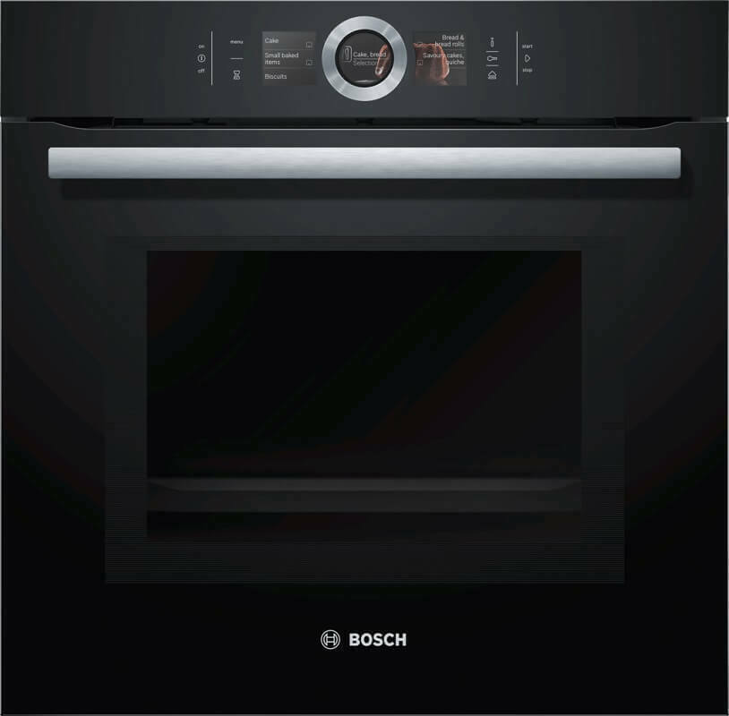 Встраиваемый электрический духовой шкаф с микроволнами и паром Bosch HNG6764B6