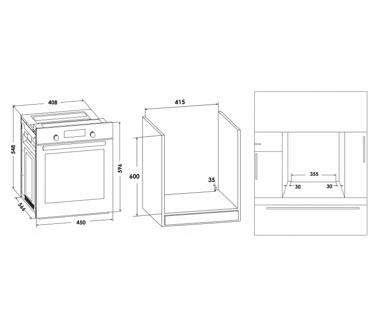 Встраиваемый электрический духовой шкаф  Schaub Lorenz SLB EE4410