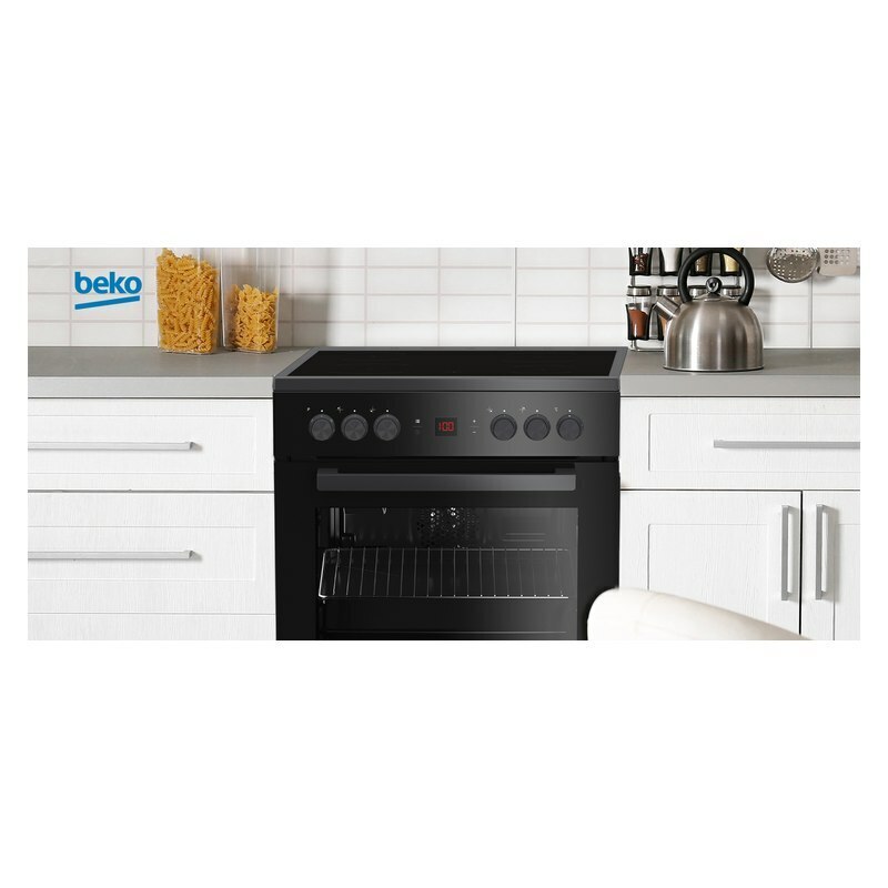 Плита электрическая Beko FSE67500GA 60 см Антрацит (стекло)