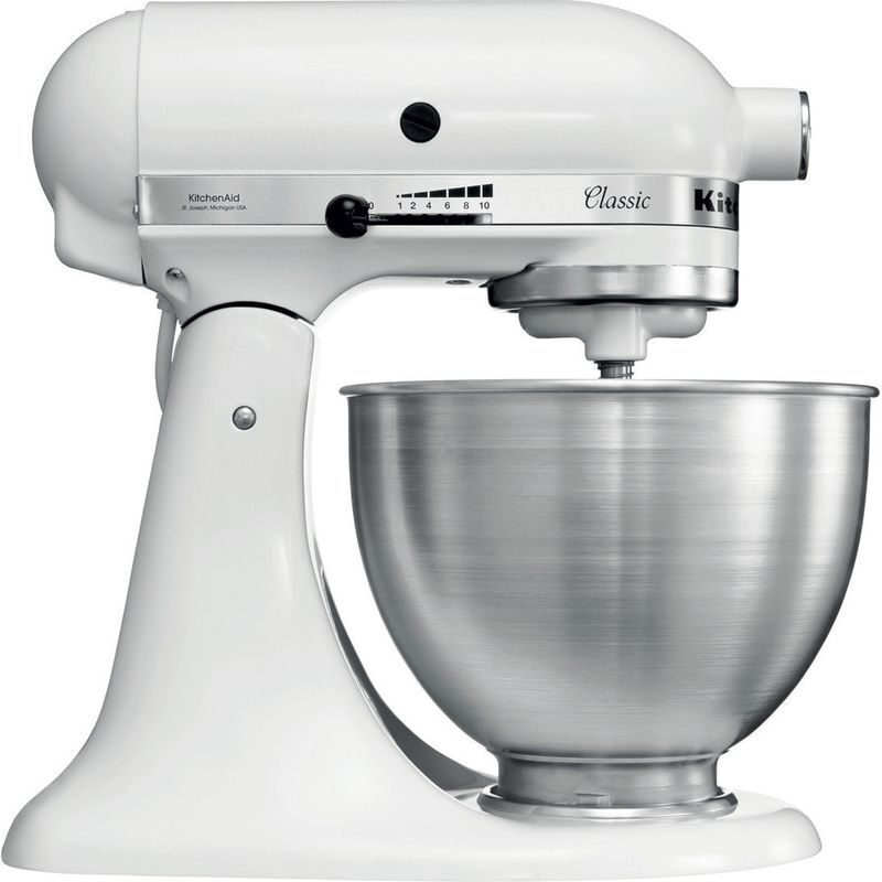 Миксер планетарный KitchenAid 5K45SSEWH CLASSIC белый