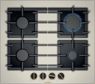 Встраиваемая газовая варочная панель Bosch PPP6B1B90R жемчужный