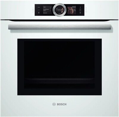 Встраиваемый электрический духовой шкаф с микроволнами и паром Bosch HNG6764W1