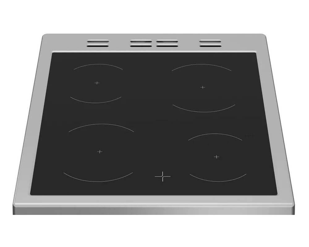 Плита электрическая Beko FSS57000S 50 см Серебристый
