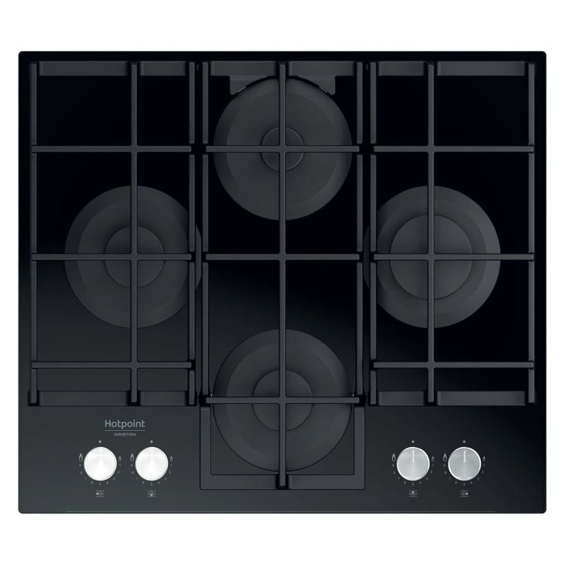 Встраиваемая газовая варочная панель Hotpoint QS 61F/BK Черный