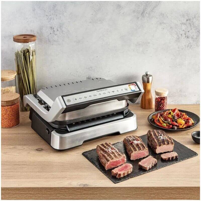 Электрогриль Tefal GC772D30 OptiGrill 2in1 Серебристый