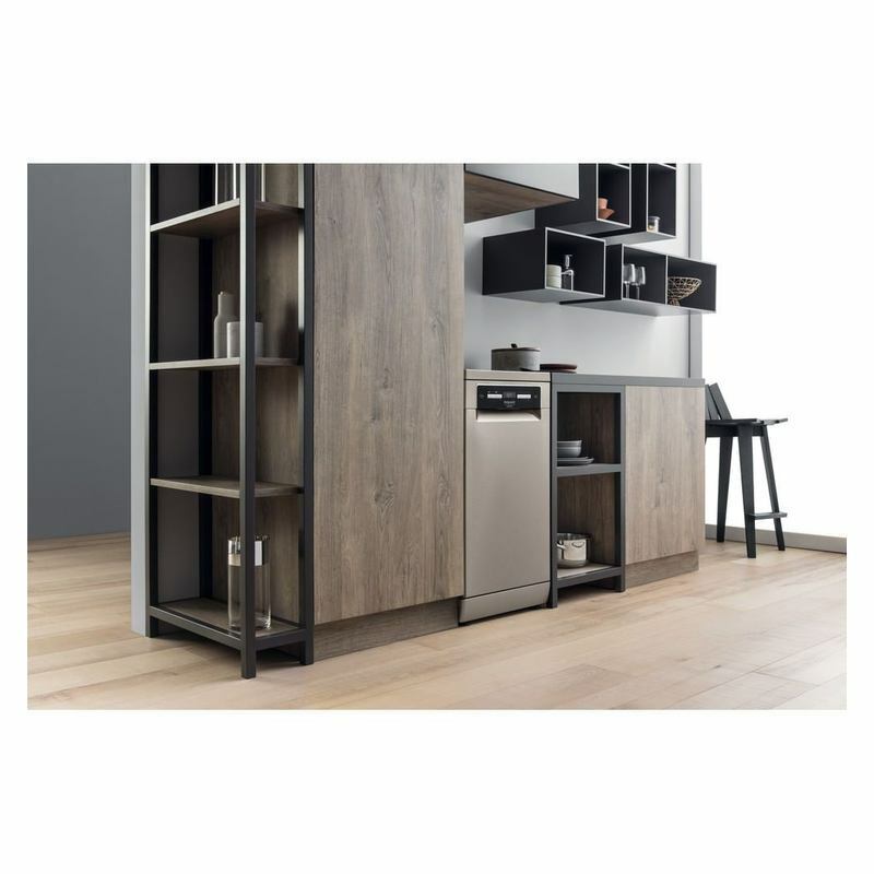 Посудомоечная машина Hotpoint HSFO 3T223 WC X 45см Нержавеющая сталь