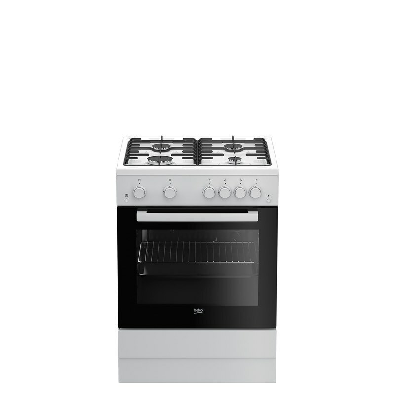 Газовая плита Beko FSGT62110GW 60 см Белый