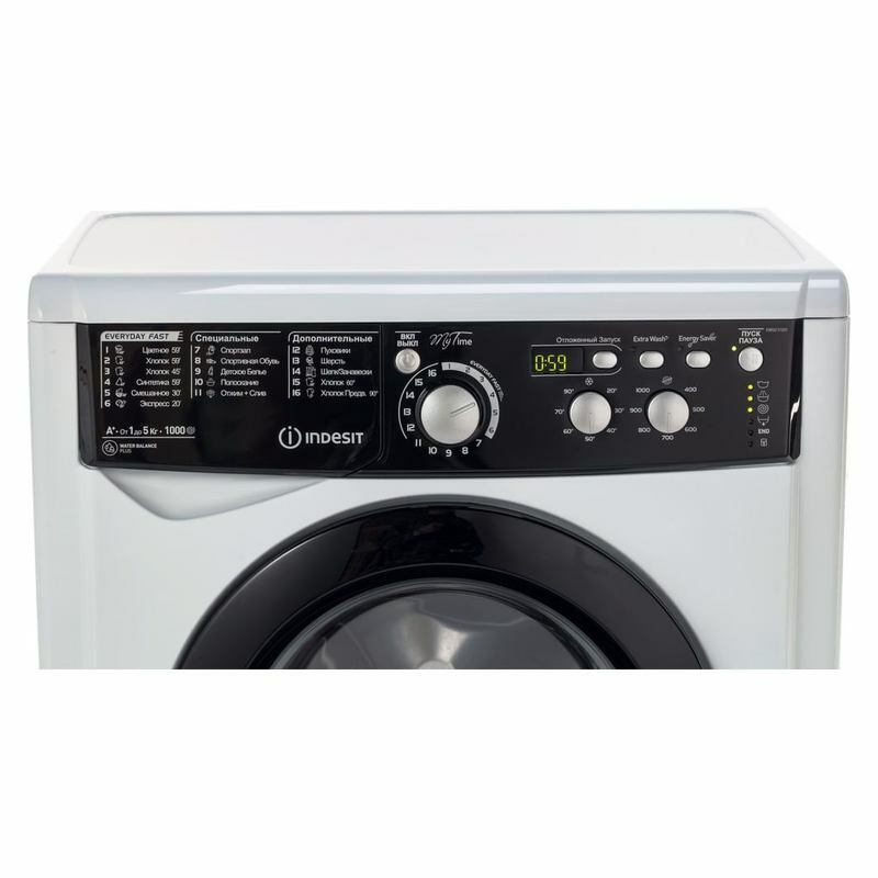 Стиральная машина узкая Indesit EWSD 51031 BK CIS