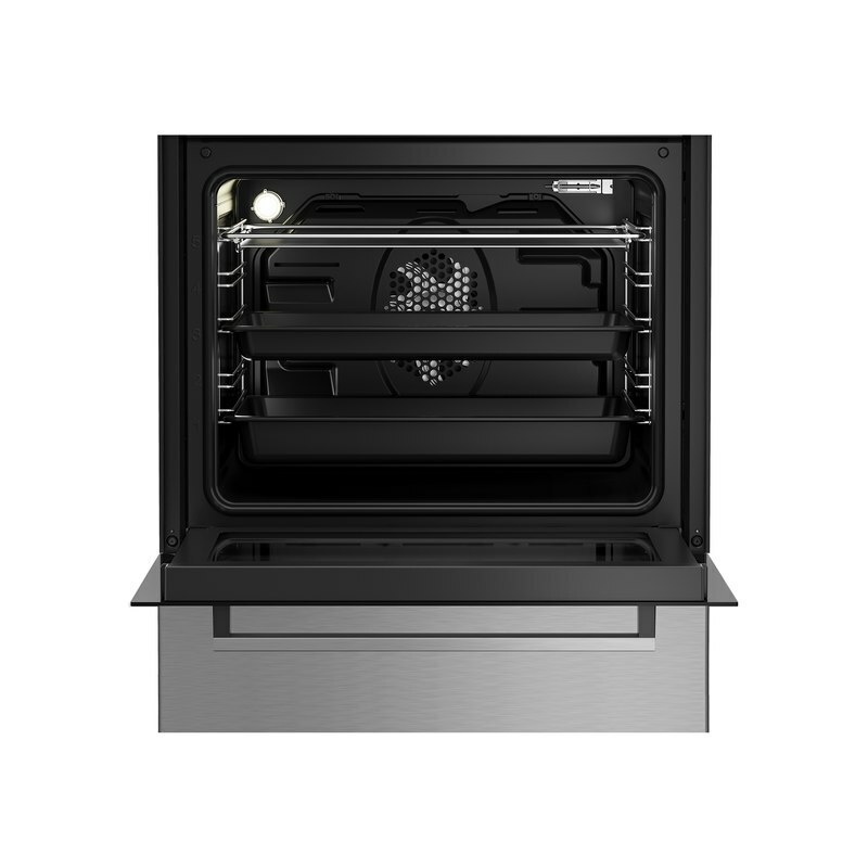 Комбинированная плита Beko FSM62320TXD 60 см Нержавеющая сталь