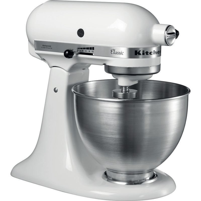 Миксер планетарный KitchenAid 5K45SSEWH CLASSIC белый