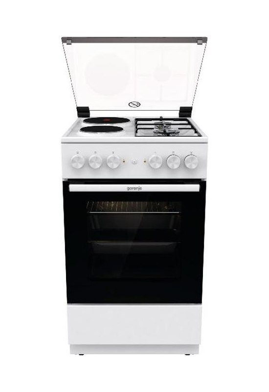 Комбинированная плита Gorenje GK5A11WG 50 см белый