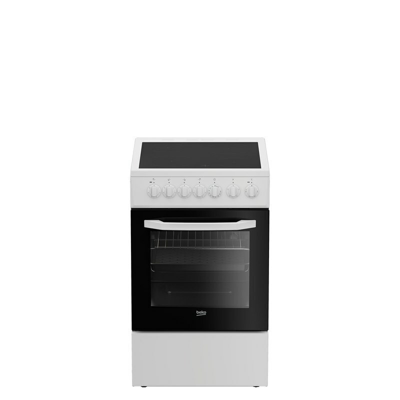 Плита электрическая Beko FFSS57101GW 50 см Белый
