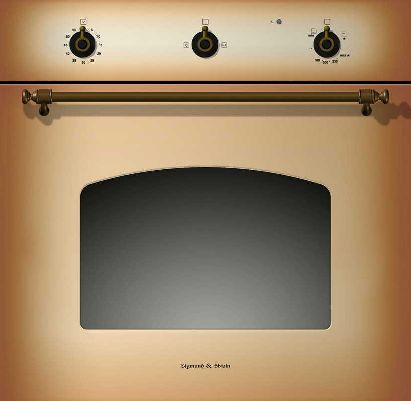 Встраиваемый газовый духовой шкаф Zigmund & Shtain BN 02.502 D