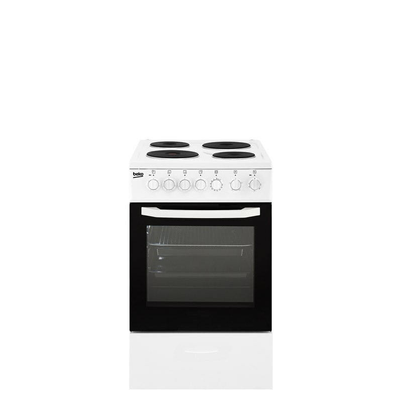 Плита электрическая Beko CSS46100GW 50 см Белый
