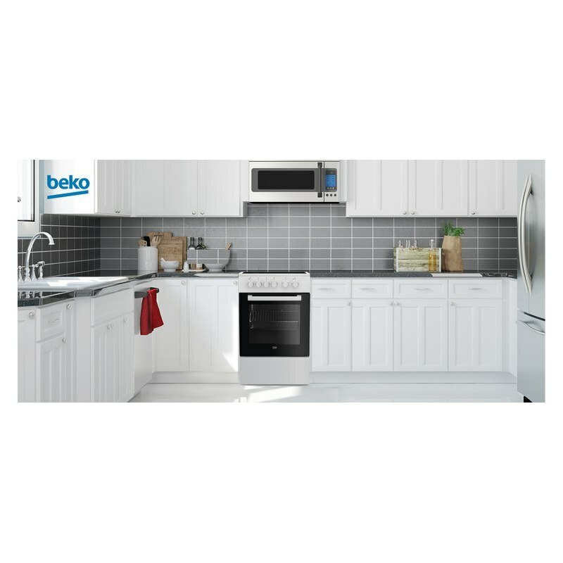 Плита электрическая Beko FSS57000GW 50 см Белый