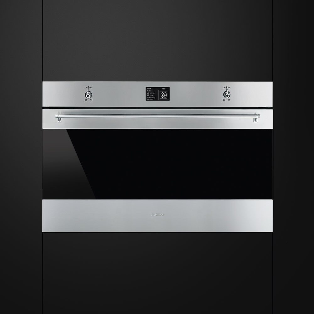 Встраиваемый электрический духовой шкаф Smeg SFP9395X1