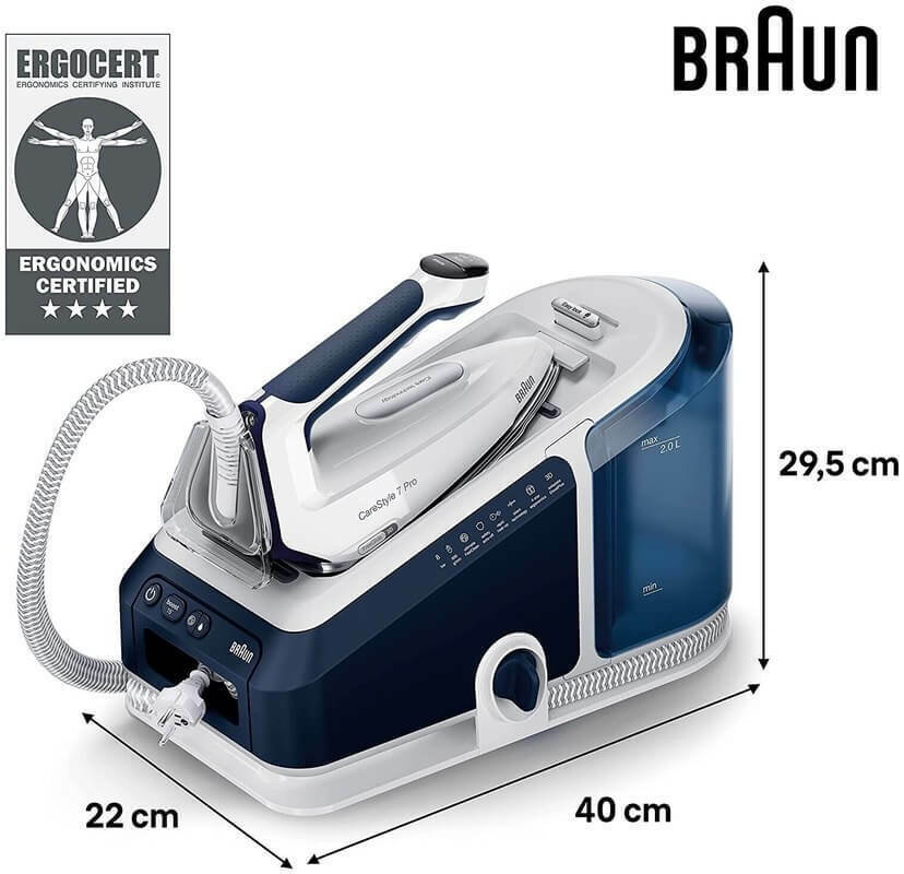 Парогенератор Braun CareStyle 7 Pro IS7282BL синий