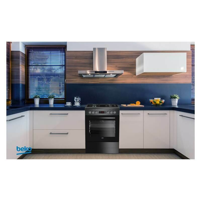 Комбинированная плита Beko FSM65330DAS 60 см Антрацит