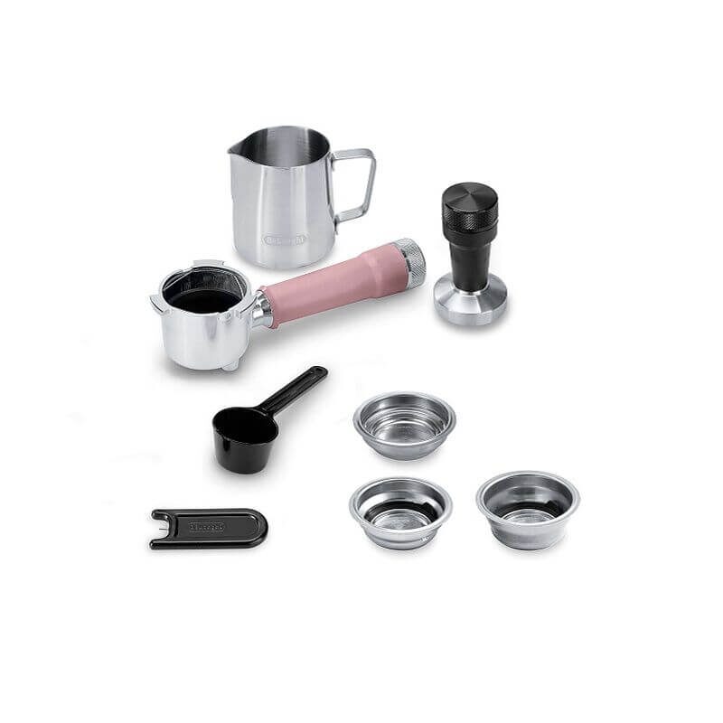 Кофеварка рожковая Delonghi Dedica Duo EC890.PK Розовый