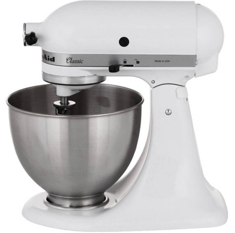 Миксер планетарный KitchenAid 5K45SSEWH CLASSIC белый