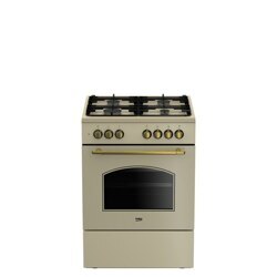 Комбинированная плита Beko FSM62330DWT 60 см Белый