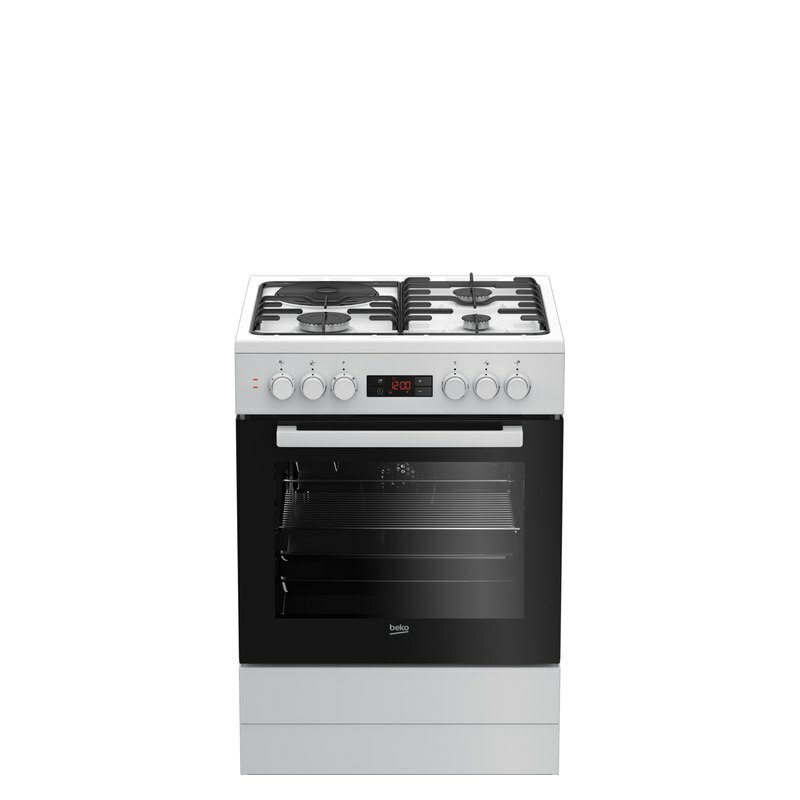 Комбинированная плита Beko FSE63320DW 60 см Белый