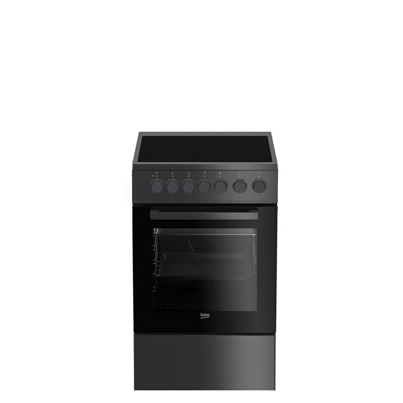 Плита электрическая Beko FSS57100GAC 50 см Антрацит