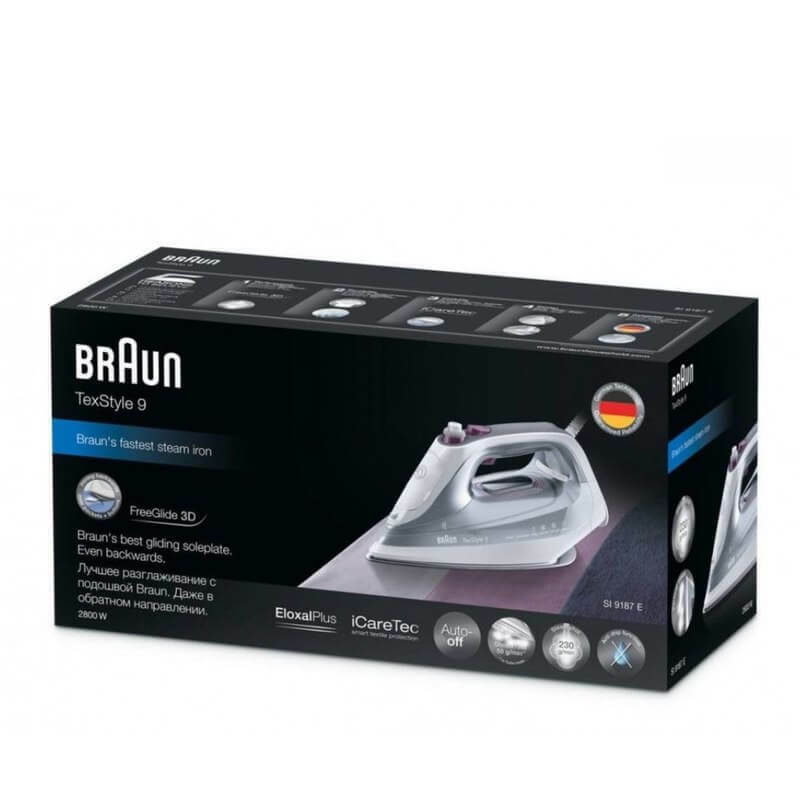 Утюг Braun TexStyle 9 SI 9187 E WH белый