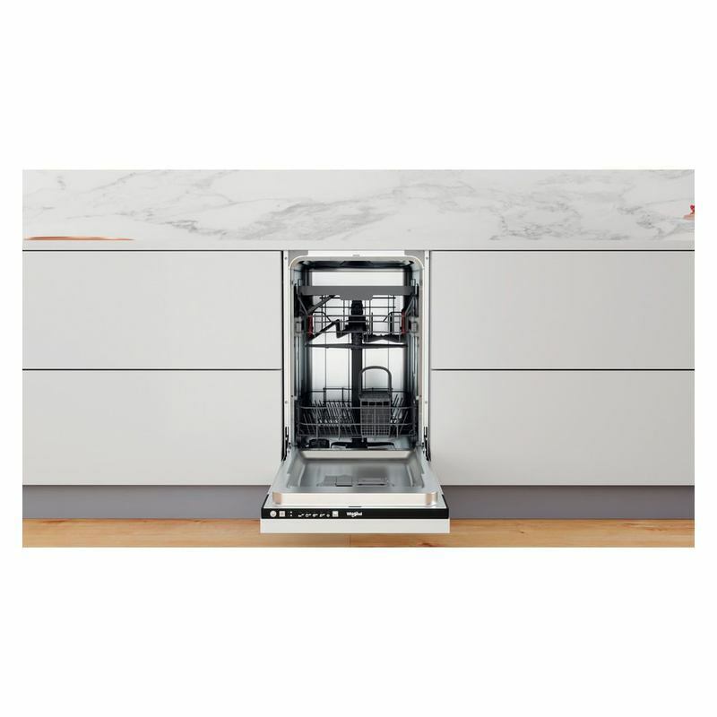 Встраиваемая посудомоечная машина Whirlpool WSIE 2B19 C 45см Черный