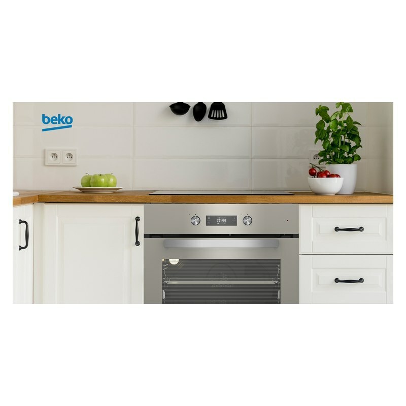 Встраиваемый электрический духовой шкаф Beko BIM24301BGCS Бежевое зеркальное стекло