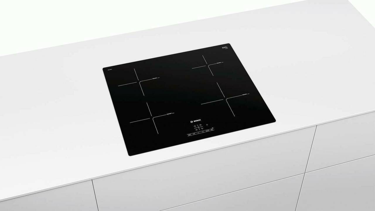 Встраиваемая индукционная варочная панель Bosch PUE611BB1E черный