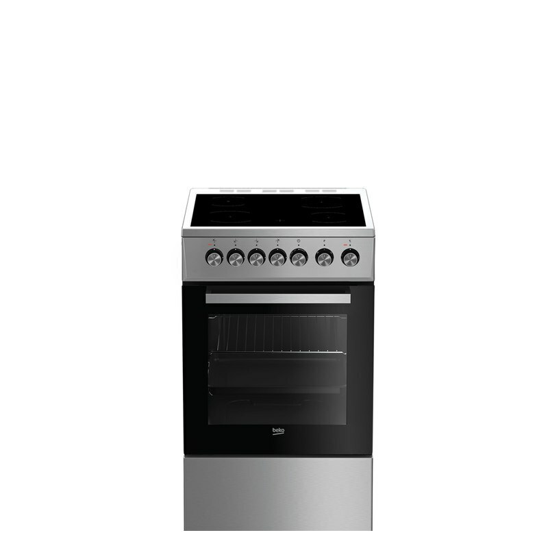 Плита электрическая Beko FSS57100GX 50 см Нержавеющая сталь