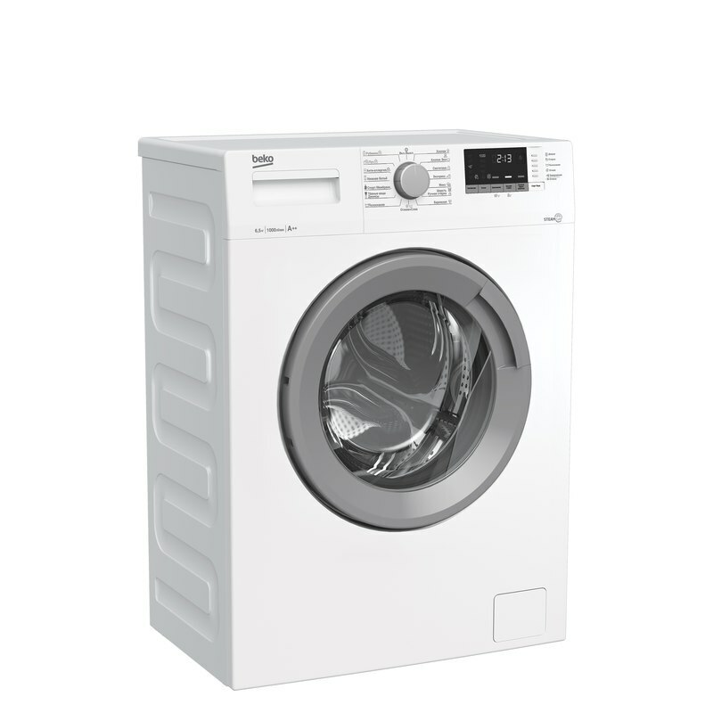 Стиральная машина с паром Beko WSRE6H512ZSW 42 см Белый
