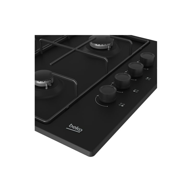 Встраиваемая газовая варочная панель Beko HIGG64123SB 60 см Черный