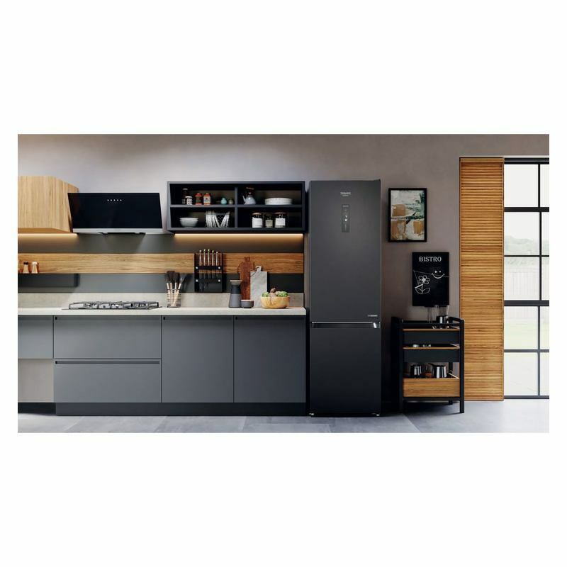 Холодильник Hotpoint HTR 9202I BX O3 Черная сталь