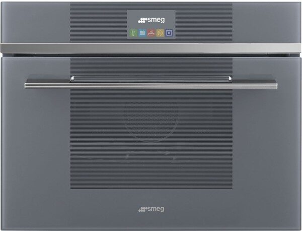 Встраиваемый электрический духовой шкаф пароварка Smeg SF4104VCS