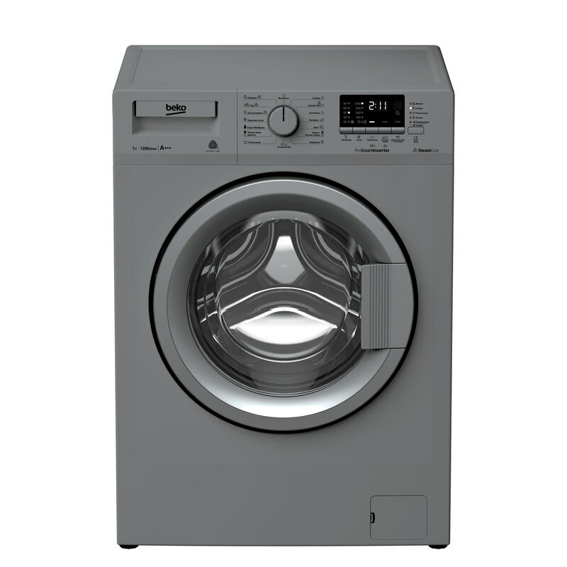 Стиральная машина с паром Beko RSGE786P2XSSI 45 см Серебристый