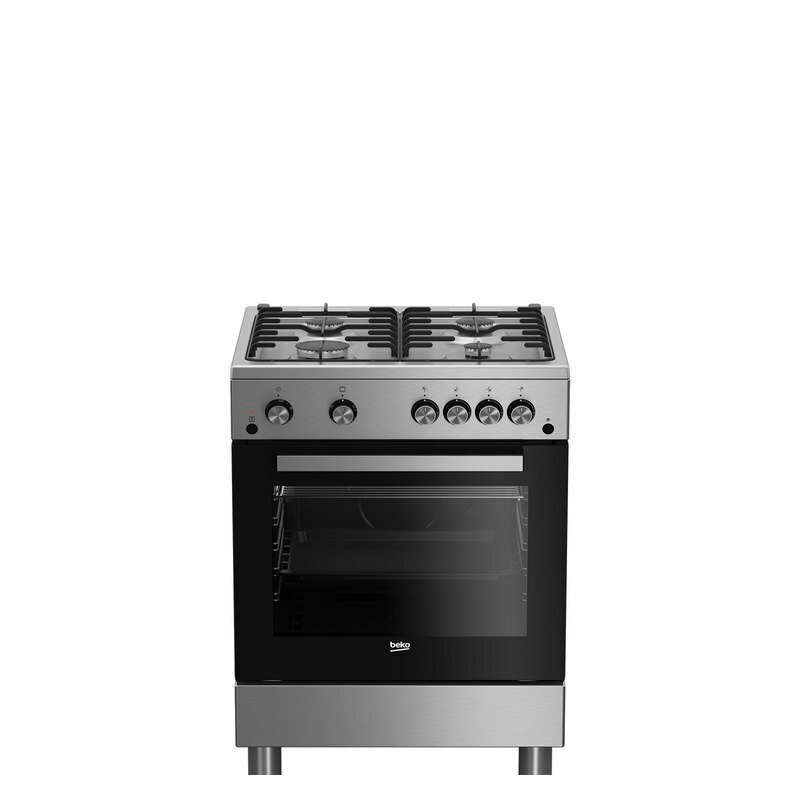 Газовая плита Beko FSG62110DXCDS 60 см Нержавеющая сталь