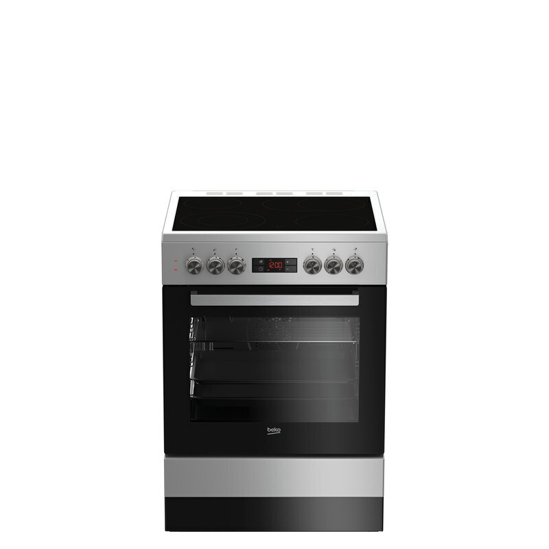 Плита электрическая Beko FSM67320GSS 60 см Серебристый