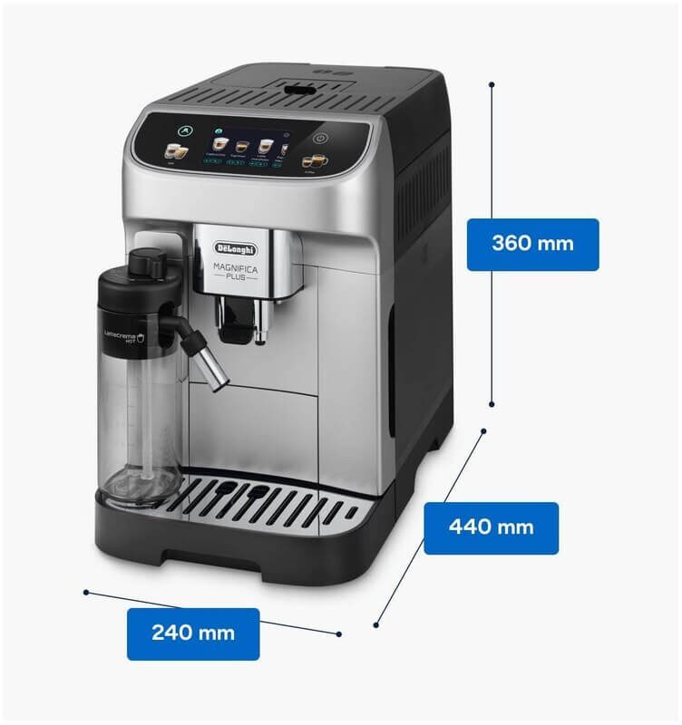 Кофемашина DeLonghi Magnifica Plus ECAM322.70.SB серебристый