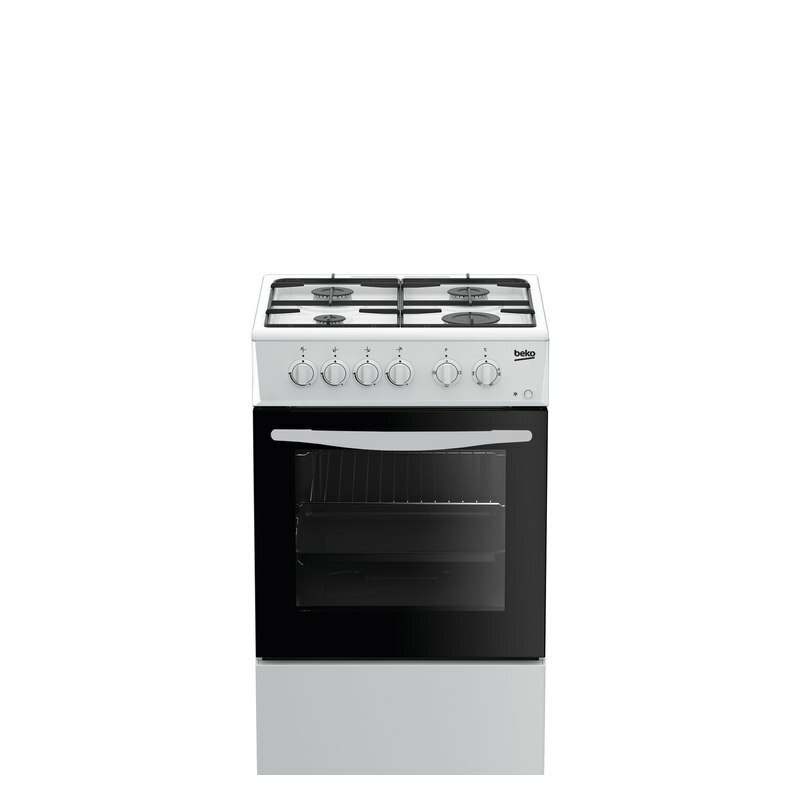 Комбинированная плита Beko FFSS42012W 50 см Белый