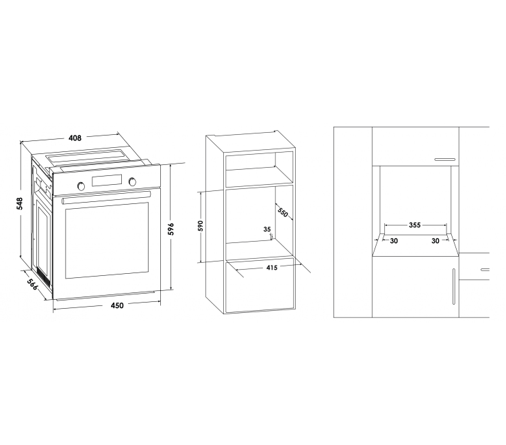 Встраиваемый электрический духовой шкаф  Schaub Lorenz SLB EE4410