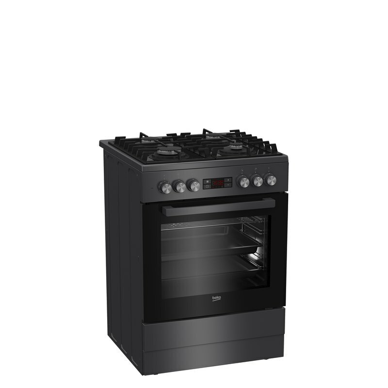 Комбинированная плита Beko FSE65335DAS 60 см Антрацит