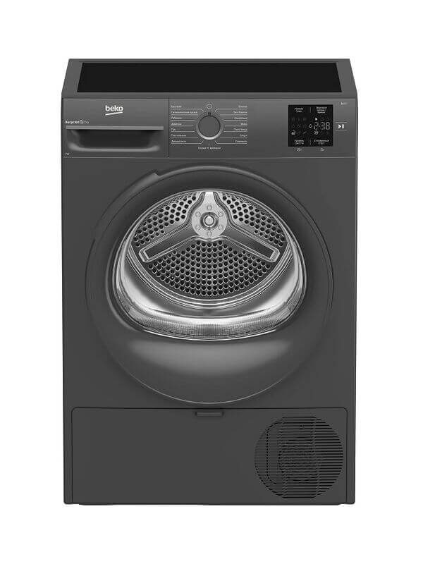 Сушильная машина с тепловым насосом Beko BM3T37220A 7 кг антрацит